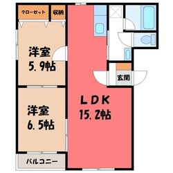 キャメリア Ａの物件間取画像